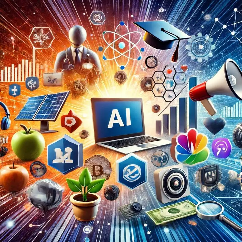 cette image representative de plusieurs corps de métier, capture l'essence des différents domaines prometteurs pour les formations en 2024 