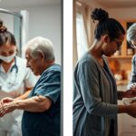 Quelles sont les différences entre une aide-soignante à domicile et une auxiliaire de vie ?